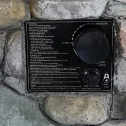 Sunnydaze Decor Sunnydaze Outdoor Cast Rock Design Propane Gas Fire Pit Column For Outside Patio & Deck With Lava Rocks, Waterproof Cover And Steel Burner - 30" -Sunnydaze Decor GUEST 05002439 123e 432d 8e2f c42f7216a4f3