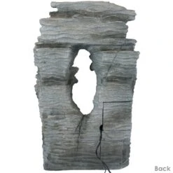 Sunnydaze Decor Sunnydaze 39"H Electric Polyresin And Fiberglass Dual Cascading Falls Outdoor Water Fountain With LED Lights -Sunnydaze Decor GUEST 05ef06ba 5aac 404a a218 d42748568347