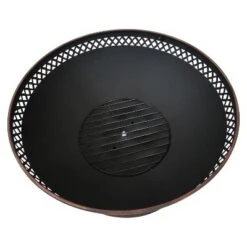 Sunnydaze Decor Sunnydaze Outdoor Camping Or Backyard Steel Chalice Fire Pit With Spark Screen And Log Poker - 25" - Copper Finish -Sunnydaze Decor GUEST 05f07a66 d8f5 4479 8108 02530271878a