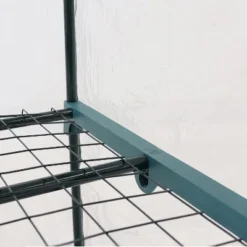 Sunnydaze Decor Sunnydaze Outdoor Portable Growing Rack 2-Tier Greenhouse With PVC Roll-Up Door - 2 Shelves - Clear -Sunnydaze Decor GUEST 0a9a97e6 d705 44b9 9f36 4c73967bf50a