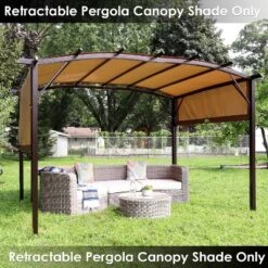 Sunnydaze Decor Sunnydaze 9 X 12 Polyester Retractable Pergola Canopy Shade 10 Sunnydaze Decor Sunnydaze 9 X 12 Polyester Retractable Pergola Canopy Shade -Sunnydaze Decor GUEST 0ca8e33d 0eb6 477a 9283 51f43cf724a1