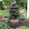 Sunnydaze Decor Sunnydaze 39"H Electric Polyresin And Fiberglass Cascading Earthenware Tiered Outdoor Water Fountain