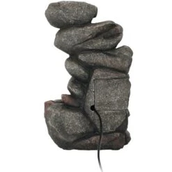 Sunnydaze Decor Sunnydaze Indoor Office Entryway Tabletop Serene Rocky Falls Water Fountain Feature With LED Light - 10" -Sunnydaze Decor GUEST 1a578a4f f00f 4d81 97be 6ed7c50fcb67