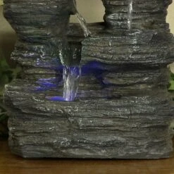 Sunnydaze Decor Sunnydaze Indoor Decorative Five Stream Rock Cavern Tabletop Water Fountain With Multi-Colored LED Lights - 13" -Sunnydaze Decor GUEST 1aac1631 9f3e 4c68 8cfb 17b13bb50d1c