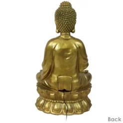 Sunnydaze Decor Sunnydaze 36"H Electric Fiberglass Relaxed Buddha Outdoor Water Fountain With LED Light -Sunnydaze Decor GUEST 1b1595eb 7873 4e05 93ed 3a61e643f267