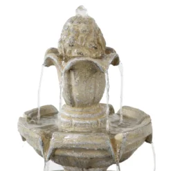 Sunnydaze Decor Sunnydaze 48"H Electric Fiberglass 3-Tier Outdoor Water Fountain -Sunnydaze Decor GUEST 1ce99703 3ee6 4f69 b85f b241b6d5ab11