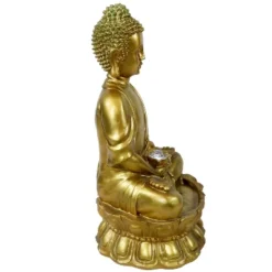 Sunnydaze Decor Sunnydaze 36"H Electric Fiberglass Relaxed Buddha Outdoor Water Fountain With LED Light -Sunnydaze Decor GUEST 1e8ce3fe 34b8 4d2c b56e d30a5183e0d1
