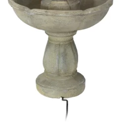 Sunnydaze Decor Sunnydaze 35"H Electric Fiberglass 3-Tier Birds' Delight Outdoor Bird Bath Water Fountain -Sunnydaze Decor GUEST 1f553a49 e1e8 4a91 90c2 67df778b8b43