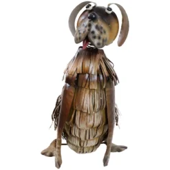 Sunnydaze Decor Sunnydaze Sitting Dog Rustic Metal Outdoor Yard Art Garden Statue - 14.5” - Brown -Sunnydaze Decor GUEST 2c73d90c d26f 4984 a5f3 c9d279e5110a