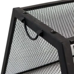 Sunnydaze Decor Sunnydaze Outdoor Camping Or Backyard Rectangular Northland Fire Pit With Cooking Grill Grate, Spark Screen, Log Poker, And Fire Pit Cover - 36" -Sunnydaze Decor GUEST 3de49469 a62d 465c ae23 8bc62d920fd9