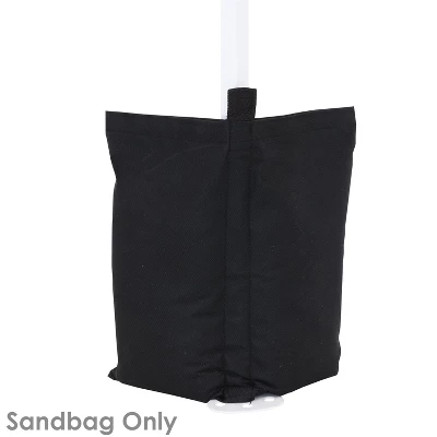 Sunnydaze Decor Sunnydaze Polyester Sandbag Canopy Weights - Black - Set Of 4 6 Sunnydaze Decor Sunnydaze Polyester Sandbag Canopy Weights - Black - Set Of 4 - Image 6