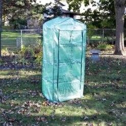 Sunnydaze Decor Sunnydaze Outdoor Portable Growing Rack 4-Tier Greenhouse With Roll-Up Door - 4 Shelves - Green -Sunnydaze Decor GUEST 41250260 e039 4fb9 85c4 e82241ccdc30