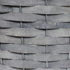 Sunnydaze Decor Sunnydaze Indoor Poplar Wicker Planters With Plastic Liners - Gray - Set Of 5 -Sunnydaze Decor GUEST 448c5012 e285 4ae9 9800 0be7c23cebf1