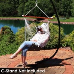 Sunnydaze Decor Sunnydaze Large Tufted Victorian Hammock Chair Swing For Backyard And Patio - 300 Lb Weight Capacity -Sunnydaze Decor GUEST 476f780f c5b0 43b9 bd9e e9385301e1d8