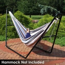 Sunnydaze Decor Sunnydaze Heavy-Duty Universal Multi-Use Heavy-Duty Steel Hammock Stand For 9 To 14 Feet Hammocks - 550 Lb Weight Capacity -Sunnydaze Decor GUEST 48d640d0 6e5a 4886 98d0 43b9709c86f6