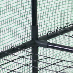 Sunnydaze Decor Sunnydaze Outdoor Portable Growing Rack Petite Deluxe Mini Walk-In Greenhouse With Roll-Up Door - 1 Shelf - Green -Sunnydaze Decor GUEST 4a651741 e0fa 4957 a4ba 98d2999e5aff