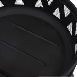 Sunnydaze Decor Sunndyaze Outdoor Steel Fire Pit Nordic Inspired, 34-Inch -Sunnydaze Decor GUEST 4d6b1fa1 5c57 41b0 b57b e2dd896d9d26