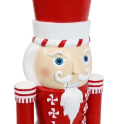 Sunnydaze Decor Sunnydaze Alfonso The Noble Large Indoor/Outdoor Nutcracker Statue - Red/White - 36" -Sunnydaze Decor GUEST 5086cf5d 116f 4934 8164 8d0b3e0ab9d1