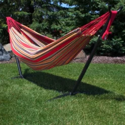 Sunnydaze Decor Sunnydaze Large Two-Person Double Brazilian Hammock For Backyard And Patio - 450 Lb Capacity -Sunnydaze Decor GUEST 519cc88b 29f2 4d83 a235 5c6436e4e8aa