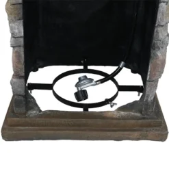Sunnydaze Decor Sunnydaze Outdoor Cast Rock Design Propane Gas Fire Pit Column For Outside Patio & Deck With Lava Rocks, Waterproof Cover And Steel Burner - 30" -Sunnydaze Decor GUEST 59e9b0bb 7031 4db4 95e5 a3b37d7c3400
