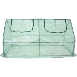 Sunnydaze Decor Sunnydaze Outdoor Portable Plant Shelter Mini Greenhouse With Double Zipper Doors And Cover - Green -Sunnydaze Decor GUEST 60efa126 06a9 4cee 9657 e9c671361fdb