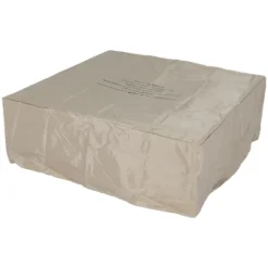 Sunnydaze Decor Sunnydaze Contempo Outdoor Propane Gas Fire Pit Bowl With Weather-Resistant Durable Cover And Lava Rocks - 34" Square -Sunnydaze Decor GUEST 6153edb6 abd1 48bf 8166 9df8593f3779