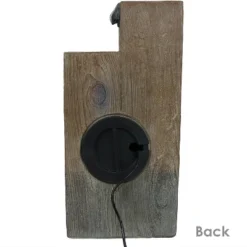 Sunnydaze Decor Sunnydaze Indoor Home Office Polyresin Faux Wooden Tiered Columns Tabletop Fountain With LED Lights - 13" -Sunnydaze Decor GUEST 66c42ea7 f8ca 4ae2 8933 97016f78d7ea