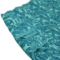 Sunnydaze Decor Sunnydaze Outdoor Weather-Resistant Polyester Quilted Hammock Cushion Pad And Hammock Pillow With Ties - Cool Blue Tropics -Sunnydaze Decor GUEST 68d485a5 12b4 459b 8e86 a51478807982