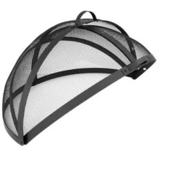Sunnydaze Decor Sunnydaze Outdoor Heavy-Duty Steel Mesh Round Easy-Opening Camp Fire Pit Spark Screen Lid With Hinged Door - Black 21 Sunnydaze Decor Sunnydaze Outdoor Heavy-Duty Steel Mesh Round Easy-Opening Camp Fire Pit Spark Screen Lid With Hinged Door - Black -Sunnydaze Decor GUEST 76da8c4a 23d3 4e24 881c 7e01bf9f967f
