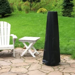 Sunnydaze Decor Sunnydaze Outdoor Backyard Heavy-Duty Steel Modern Wood-Burning Fire Pit Chiminea With Built-In Log Storage - 49" - Black -Sunnydaze Decor GUEST 78941f15 6189 40f9 a484 91ea8eddb066
