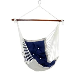 Sunnydaze Decor Sunnydaze Large Tufted Victorian Hammock Chair Swing For Backyard And Patio - 300 Lb Weight Capacity -Sunnydaze Decor GUEST 7b6e65e5 6ebc 46e1 84de 1043cf2e6b67