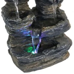 Sunnydaze Decor Sunnydaze Indoor Decorative Five Stream Rock Cavern Tabletop Water Fountain With Multi-Colored LED Lights - 13" -Sunnydaze Decor GUEST 7d07816d 86ab 4343 8a48 e8bc0bddac81