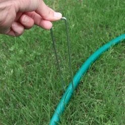 Sunnydaze Decor Sunnydaze Outdoor Lawn And Garden Galvanized Steel Staple Stakes For Landscape Fabric, Fences, And Sod - 12" -Sunnydaze Decor GUEST 86ce19e8 2c79 446d adce e827552b3baa