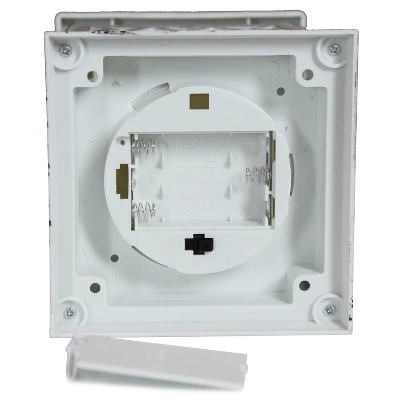 Sunnydaze Decor Sunnydaze 10" Ligonier White Traditional Style Plastic And Glass Battery Operated Indoor LED Candle Lantern 4pk 5 Sunnydaze Decor Sunnydaze 10" Ligonier White Traditional Style Plastic And Glass Battery Operated Indoor LED Candle Lantern 4pk - Image 5