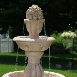 Sunnydaze Decor Sunnydaze 61"H Electric Polyresin And Fiberglass 3-Tier Cornucopia Outdoor Water Fountain -Sunnydaze Decor GUEST 8970e314 8f86 4cb4 b59a 6357237f5008