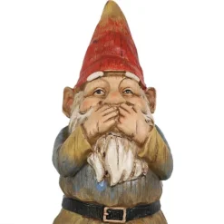 Sunnydaze Decor Sunnydaze Three Wise Garden Gnomes Hear, Speak, See No Evil Indoor/Outdoor Lawn Statue Set - 12" H - 3-Piece Set -Sunnydaze Decor GUEST 89b5cf53 01cd 4245 a35a 174afc79339b