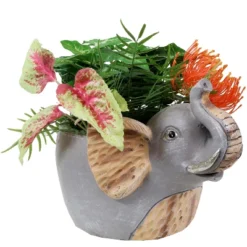 Sunnydaze Decor Sunnydaze Elsie The Elephant Planter Statue - Indoor/Outdoor Decorative Figurine - 8.5" -Sunnydaze Decor GUEST 9275f7f8 23e9 497e a0a3 67ed022473c7