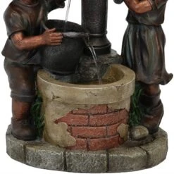 Sunnydaze Decor Sunnydaze 24"H Electric Polyresin Jack And Jill At Farmhouse Pump And Well Outdoor Water Fountain -Sunnydaze Decor GUEST 92e0d0d5 75b5 4bc9 9268 27a36d1bfbb2
