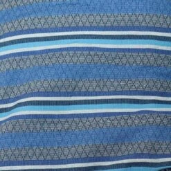 Sunnydaze Decor Sunnydaze Double Cushion Hanging Rope Hammock Chair Swing - 265 Lb Weight Capacity - Cornflower Stripes -Sunnydaze Decor GUEST 930c16b1 6350 4998 873a bd7b314ed759