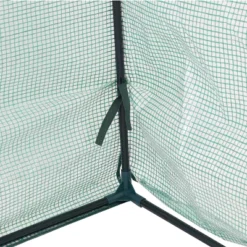 Sunnydaze Decor Sunnydaze Outdoor Portable Slanted Top Plant Shelter Mini Cloche Greenhouse With Zipper Doors - Green -Sunnydaze Decor GUEST 997b1404 39aa 4ba8 a042 c9b2022e7729