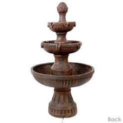 Sunnydaze Decor Sunnydaze 43"H Electric Fiberglass And Resin 3-Tier Flower Blossom Outdoor Water Fountain -Sunnydaze Decor GUEST 9c3732cb 7f31 4e08 89ea 08e0a7c61a44