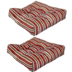 Sunnydaze Decor Sunnydaze Indoor/Outdoor Replacement Square Tufted Patio Chair Seat And Back Cushions - 20" - 2pk -Sunnydaze Decor GUEST a691c7ea 81a5 4564 9c1e 4b4a3a79c727