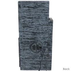 Sunnydaze Decor Sunnydaze 32"H Electric Polyresin Cascading Tower Tiered Outdoor Water Fountain With LED Lights -Sunnydaze Decor GUEST a97203a0 82f2 4ee3 9414 c3f9c5f10640