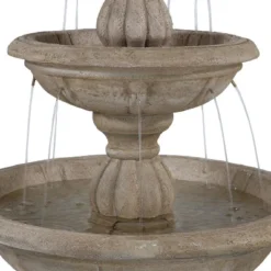 Sunnydaze Decor Sunnydaze 61"H Electric Polyresin And Fiberglass 3-Tier Cornucopia Outdoor Water Fountain -Sunnydaze Decor GUEST ad08445b ac70 45cf a93a 4cfefed86e19