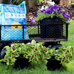 Sunnydaze Decor Sunnydaze Garden Grow Bag With Handles Nonwoven Polypropylene Fabric, Black, 5pc