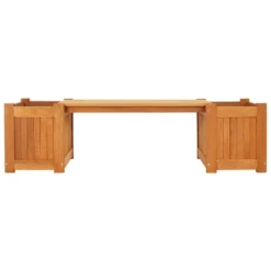 Sunnydaze Decor Sunnydaze Outdoor Meranti Wood With Teak Oil Finish Wooden Garden Planter Box Bench Seat - 68" - Brown -Sunnydaze Decor GUEST b2dc380d b8bb 4423 bac6 dae7075e5683
