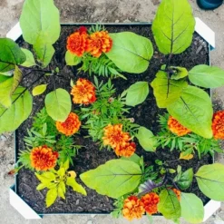 Sunnydaze Decor Sunnydaze Outdoor Lawn And Garden Galvanized Steel Square Raised Vegetable Garden Or Flower Bed Planter Kit - 22" - Silver -Sunnydaze Decor GUEST b9999aac f21b 4ca2 a789 fccf93413d7a