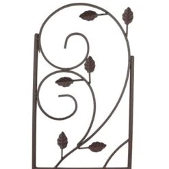 Sunnydaze Decor Sunnydaze Metal Wire Rustic Plant Design Garden Trellis For Outdoor Climbing Flowers And Vines - 32" H - Brown - 2-Pack -Sunnydaze Decor GUEST bc1c691e 368b 491d ba8b f16f37c31e77
