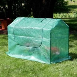 Sunnydaze Decor Sunnydaze Mini Greenhouse With 2 Zippered Side Doors - Green -Sunnydaze Decor GUEST bdebc106 8eca 422b ac9f 86c108e3d9d9