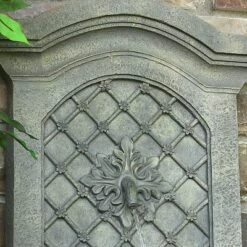 Sunnydaze Decor Sunnydaze 31"H Electric Polystone Rosette Leaf Outdoor Wall-Mount Water Fountain -Sunnydaze Decor GUEST c1daba80 c351 4f49 9192 f818972f9885